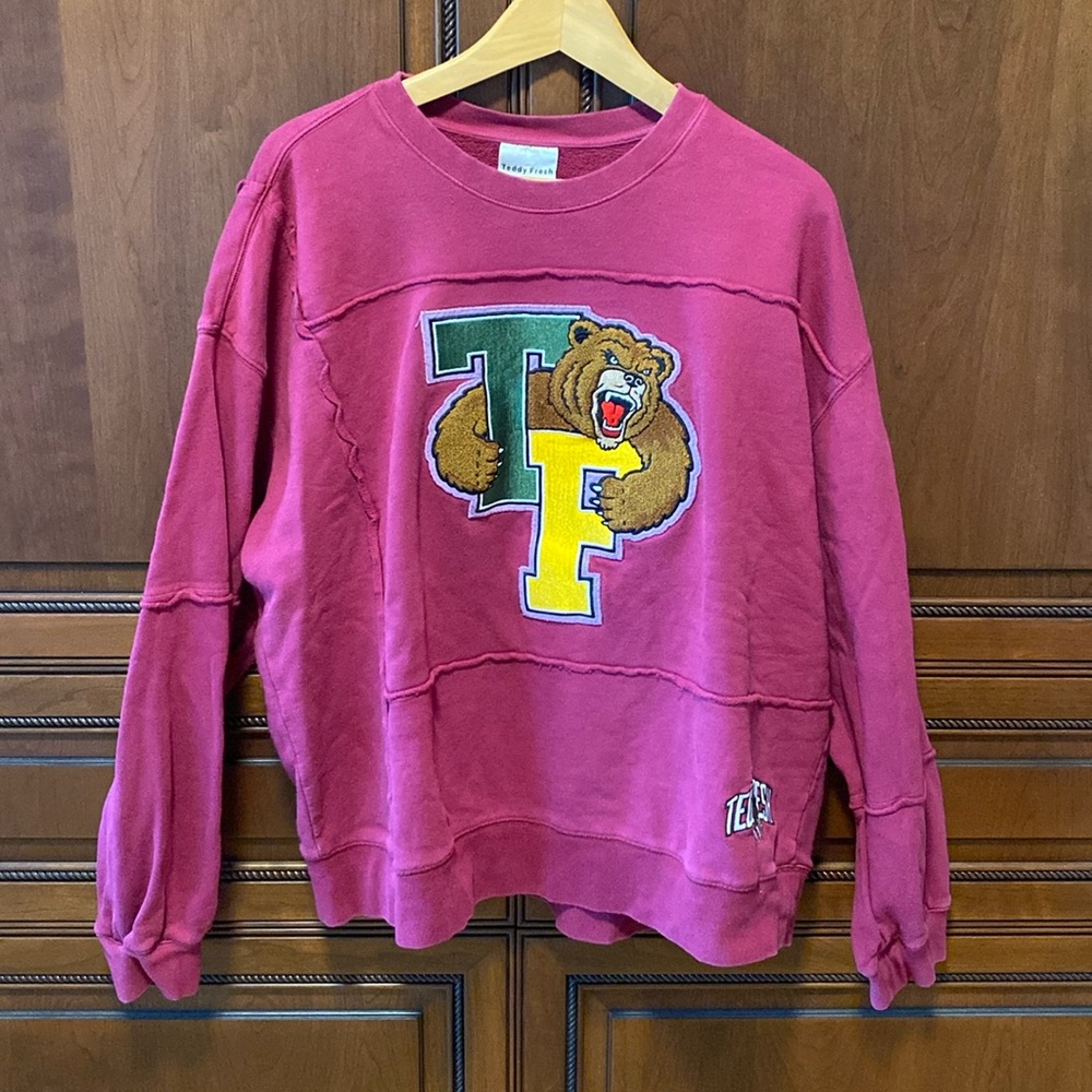 Maroon Teddy Fresh Bear Sweater XL